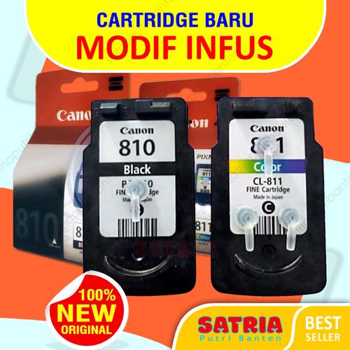 Jual Cartridge 810 811 Baru Original Resmi Modif Infus, Canon iP2770