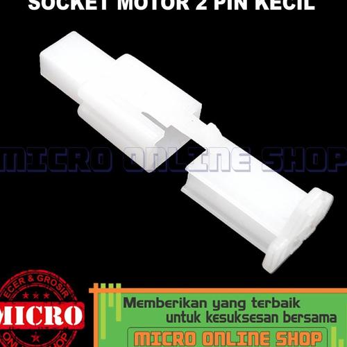 Jual NEW PAKET 3 PASANG SOCKET MOTOR 2 PIN KECIL + SKUN / SOKET KABEL ...