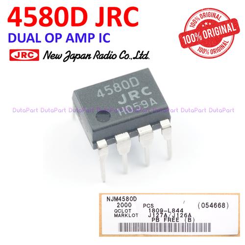 Jual JRC 4580D JRC4580D JRC4580 4580 ORIGINAL JRC JAPAN Dual OP Amp IC ...