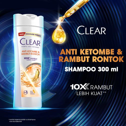 Promo CLEAR Shampoo Anti Ketombe & Rambut Rontok 10x Super Vitamin