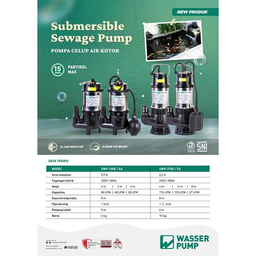 Jual POMPA CELUP AIR KOTOR WASSER SWP-370EA / WASSER SWP 370 EA ...