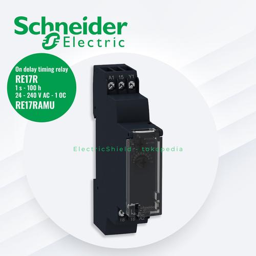 Jual RE17RAMU - On delay timing relay 1s-100h 24-240 VAC 1 OC - Jakarta ...