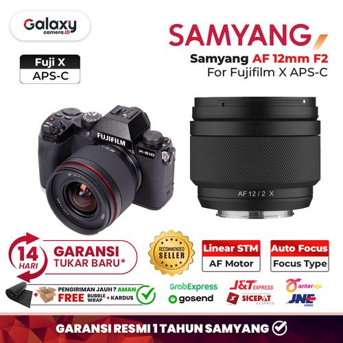 Samyang AF 12mm F2.0 Per Fuji X – Ultra Grandangolare Autofocus, Compatto, Leggero E Resistente Alle Intemperie