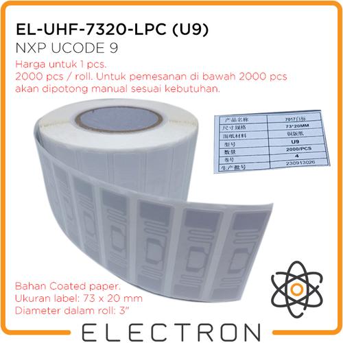 Jual EL-UHF-7320-LPC U9 NXP UCODE 9 RFID UHF EPC Tag Sticker Label ...