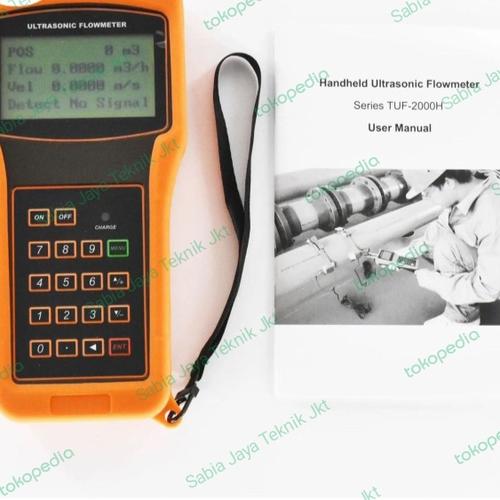 Jual TUF2000H ultra Sonic flowmeter 15-100mm Liquid Tester Meter TUF ...