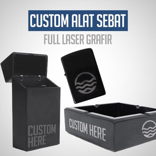 Promo Korek Api Custom Kotak Tempat Rokok Asbak Custom Nama Logo Ohio ...
