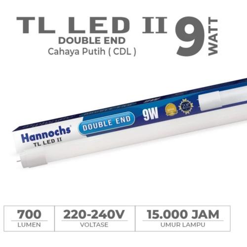 Jual Hannochs Lampu TL LED II Double End 9 Watt Lampu Tube Light ...