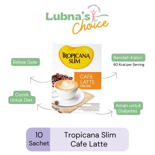 Jual Tropicana Slim Cafe Latte 1 Box isi 10 Sachet Kopi Susu Rendah