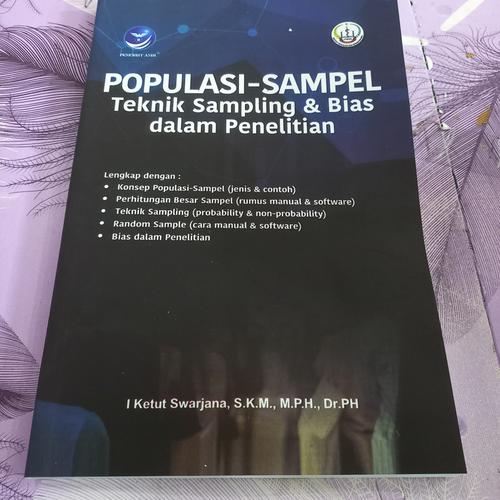 Jual BUKU POPULASI-SAMPEL TEKNIK SAMPLING & BIAS DALAM PENELITIAN ...