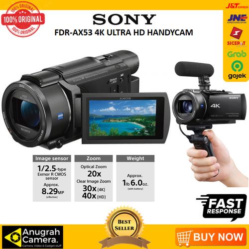 Jual Sony FDRAX53 4K Ultra HD Handycam Camcorder Kota Bandung