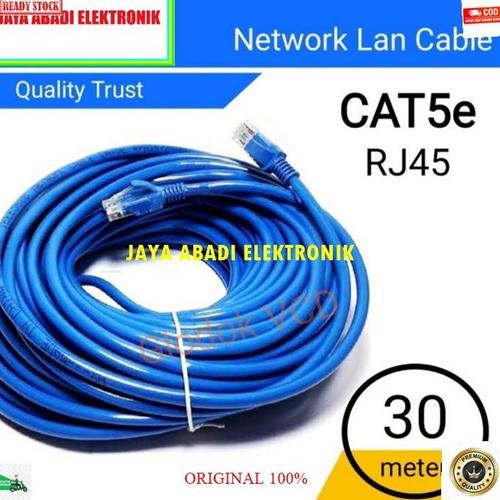 Jual G566 Kabel Lan Rj45 30 Meter Cat5 Utp Internet Wifi Hotspot ...