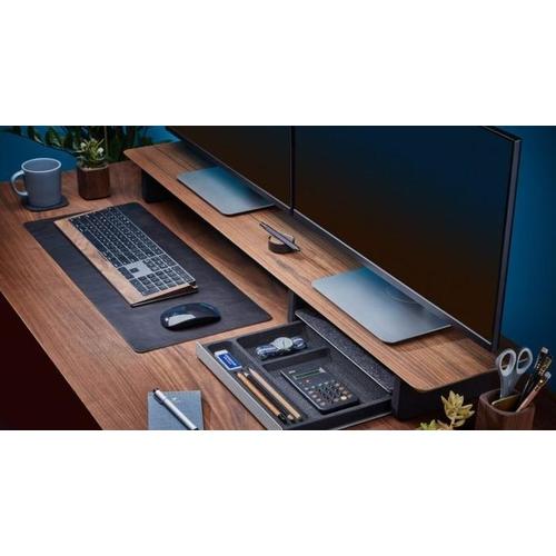 Jual Stand Monitor Kayu Desk Riser Kayu Oak Walnut Grovemade Oakywood Walnut, Kayu Jati Kota