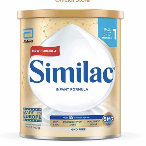 Jual Similac 5MO Stage Infant Milk Formula 400G (0-12 Months