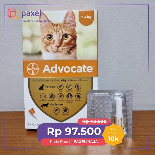 Jual [PAXEL] Advocate Cat Obat Kutu Kucing Kecil KG Tube