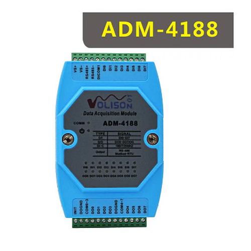 Jual ADM-4188 8DI/8DO MODBUS RTU RS485 - Module Isolated - Kab ...