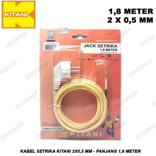 Jual Kabel Setrika Kitani 2x0,5 mm - Panjang 1,8 Meter - Jakarta Barat ...