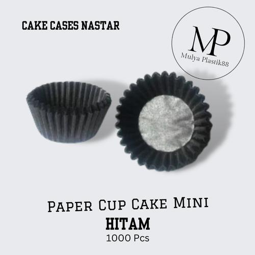 Jual Paper Cup Cake Hitam Kertas Kecil Mini Untuk Kue Nastar Cases Isi ...