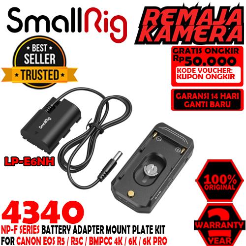 SmallRig Battery Adapter Mount Plate Kit With Dummy Battery Power