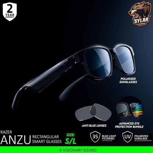 Jual Razer Anzu Rectangular Design Smart Glasses - Small - Jakarta ...