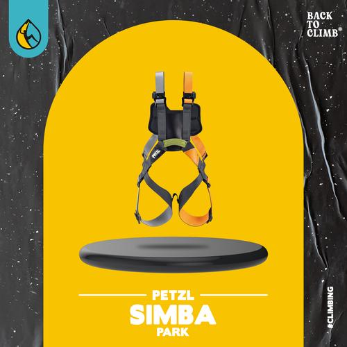 Jual Petzl SIMBA PARK Safety Harness for Kids Climbing and Outbond Kota Cimahi Back to
