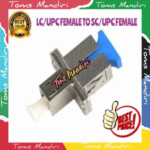 Jual Hybrid Adapter LC/UPC Female to SC/UPC Female Metal - Jakarta ...