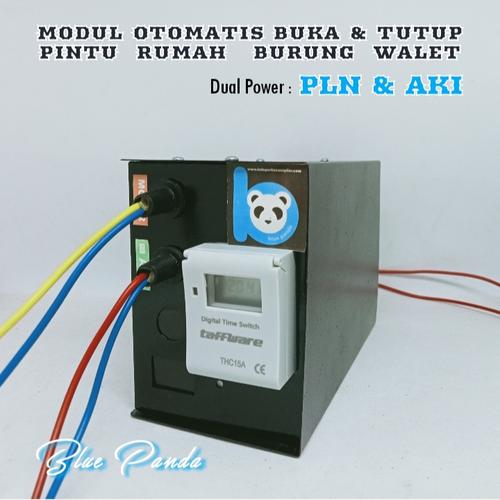 Jual Modul otomatis buka dan tutup pintu rumah walet tenaga pln dan aki ...