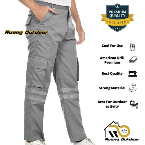 Jual Celana Wearpack Kerja Safety Seragam Proyek Tambang Werpack K3 Abu ...