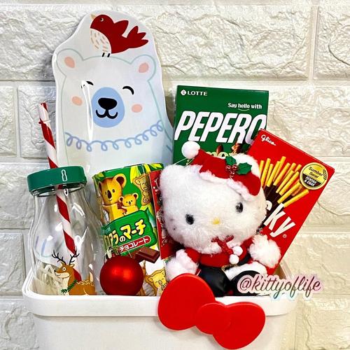 Jual Hampers Hello Kitty Santa Polar Bear Sanrio Original Christmas