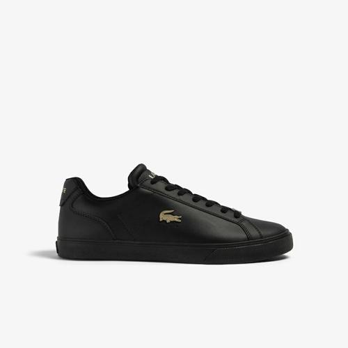 Jual sepatu sneakers Lacoste Lerond pro black 45CMA0052 original