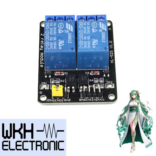 Jual Relay 12v 2 Channel Module Arduino Raspberry Pi 2Ch - Kota ...
