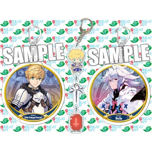 Jual Fate Grand Order Acrylic/3-ren Keychain Sanrio Caster Merlin ...