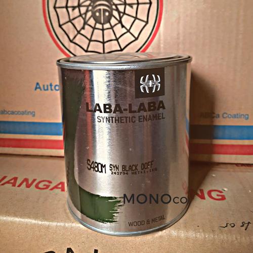 Jual Cat Besi dan Kayu Laba Laba Synthetic Enamel (Syn Black Doff S480M ...