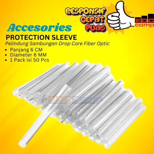 Jual Protection Sleeve Fiber Optic DROPCORE 6CM|Penyambung Core FO ...