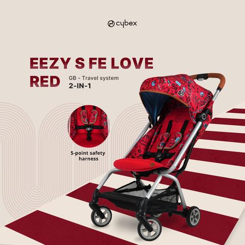 Promo Cybex Gold Stroller Eezy S FE Love Red 519000465 Kota