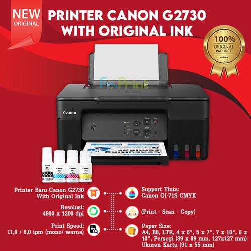Promo Printer Canon G2010 Print Scan Copy Ink Tank Multifungsi All In