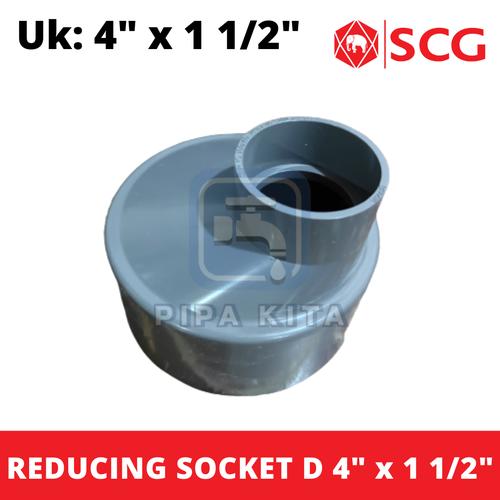 Jual Reducing Socket D 4 x 1 1/2 Inch SCG Increaser Overloop Verlop ...