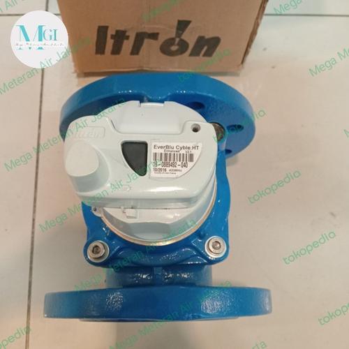 Jual Water Meter Itron Ever Blue Cyble HT woltex 4 inch DN 100 (mm ...