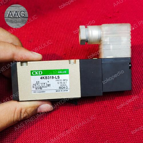 Jual SOLENOID VALVE CKD 4KB319 LS DC24V Jakarta Barat AAG PNEUMATIC 