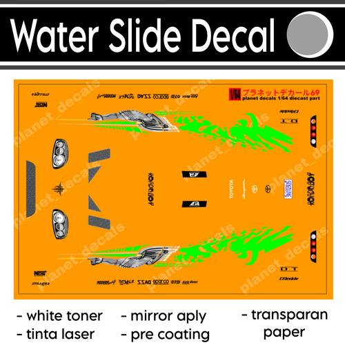 WT347 Decalcomanie Scivolo Toner Bianco # F&F Brian Supra #Custom - Foto 11