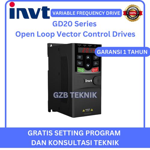 Jual Inverter INVT 0.75KW 380V 3Phase 1HP VFD Variable Frequency Drive ...