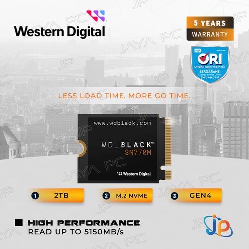 Promo WD Black SSD SN770M M.2 Pcie Gen4 Nvme 2230 2TB WD M2 2TB Cicil