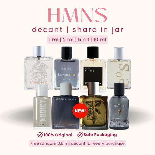 Jual DECANT HMNS Unpatched, Untitled Humans, EOS, Alpha, Unrosed