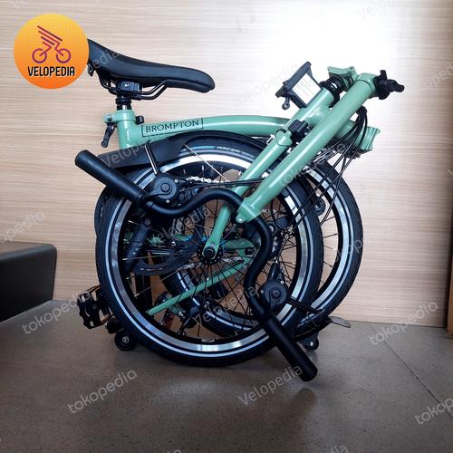 Jual BROMTON C LINE EXPLORE MID RISE MATCHA GREEN Kab