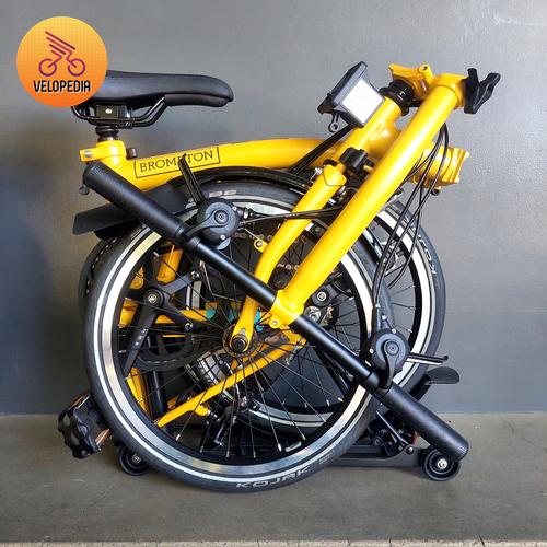 Jual BROMTON C LINE EXPLORE LOW RISE WITH REAR RACK YELLOW Kab