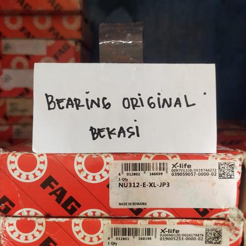 Jual NU 312 E XL JP3 FAG (pengikat pelor besi) CYLINDRICAL ROLLER ...