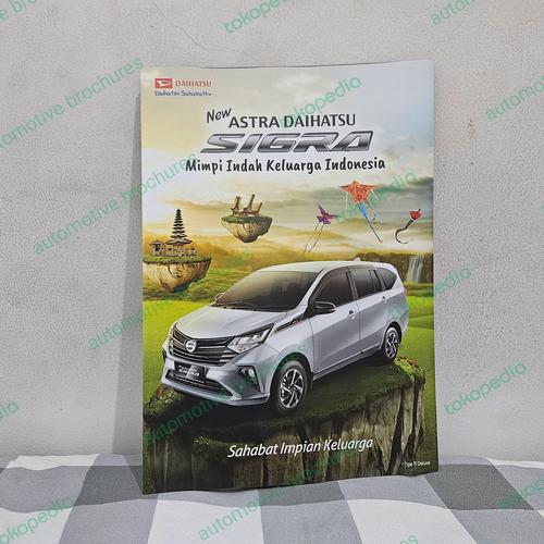 Jual brosur katalog mobil daihatsu sigra 2022 leaflet Kota Surabaya