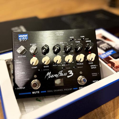 Jual Ebs Microbass 3 Bass Preamp DI Made in Sweden Not Aguilar tone