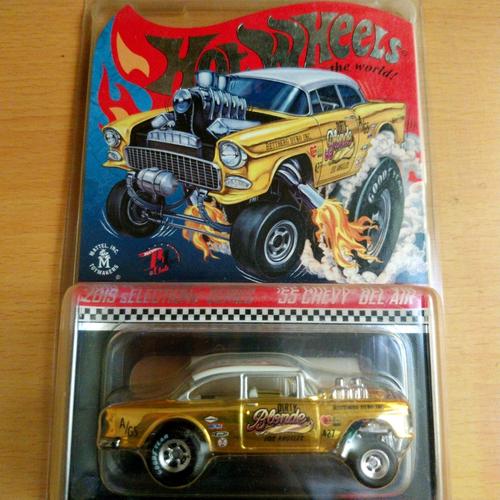 Hot Wheels 2015 HW Workshop '55 Chevy Bel Air Gasser (Orange) 207/250 CFH93 by Hot Wheels