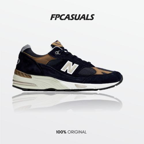 Jual New Balance 991 MIUK Navy Sand M991DNB BNIB Original Resmi 