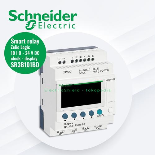 Jual SR3B101BD - Smart relay Zelio Logic modular 10 I O - 24 V DC ...